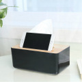 Multifunctional toilet paper napkins plastic wooden box